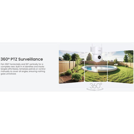 aosu Security Cam D1 SE Cámara Pan Tilt Wi-Fi Exterior 3K 5MP 360°