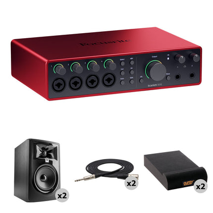Focusrite Scarlett 18i16 USB-C Interfaz de Audio MIDI 24-bit 192 kHz Kit de Mezcla