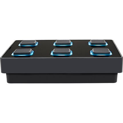 Visual Productions B-Station2 Panel de Montaje en Pared 6 Botones RGB Ethernet UTP