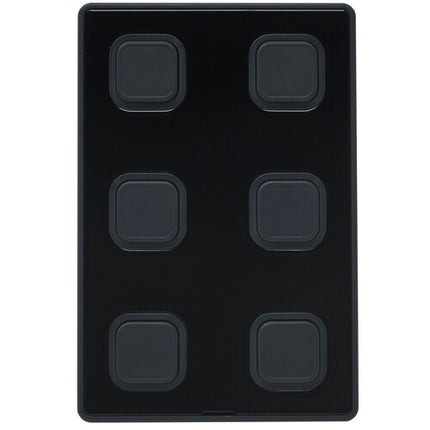 Visual Productions B-Station2 Panel de Montaje en Pared 6 Botones RGB Ethernet UTP
