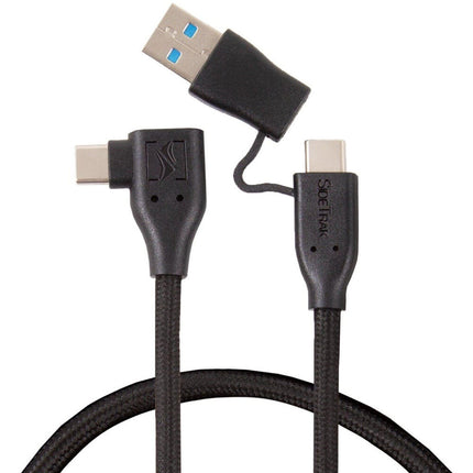 Luxor SideTrak Cable USB tipo C con Adaptador USB A Integrado 46 cm 30 AWG
