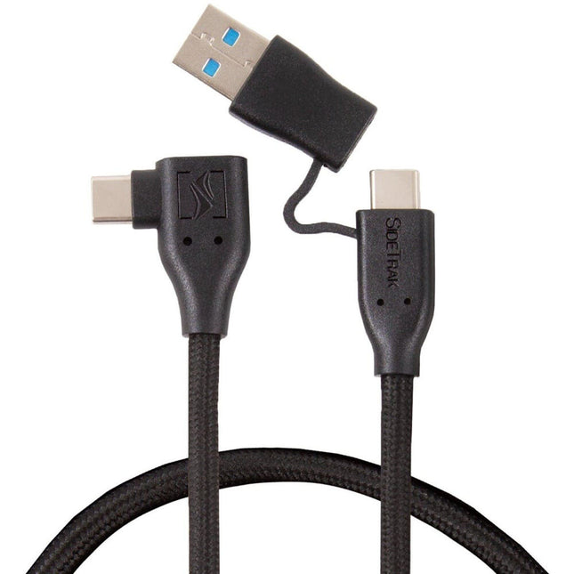 Luxor SideTrak Cable USB tipo C con Adaptador USB A Integrado 46 cm 30 AWG