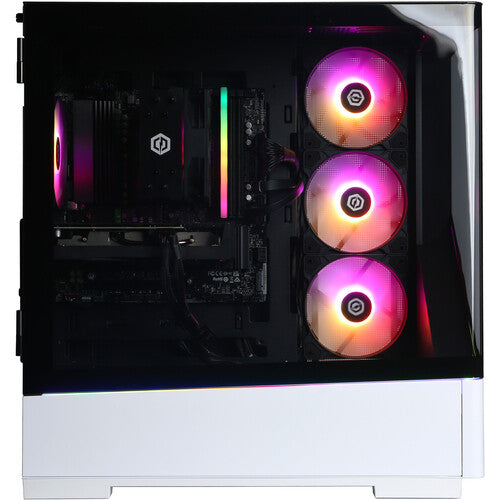 CyberPowerPC Gamer Xtreme PC sobremesa Blanco Intel 20 núcleos 16GB RAM 2TB SSD RTX 5050 8GB con ratón y teclado USB