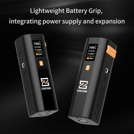 ZGCINE ZG-H50 Mini Empuñadura Batería 52Wh OLED USB-C