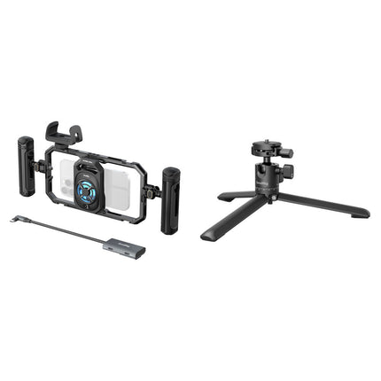 SmallRig Thermal Streaming Cage para Smartphones 2.5-3.1" con Trípode y Control inalámbrico
