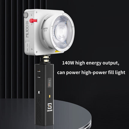 ZGCINE ZG-H110 Empuñadura Batería 110Wh 22V con Doble USB-C y D-Tap