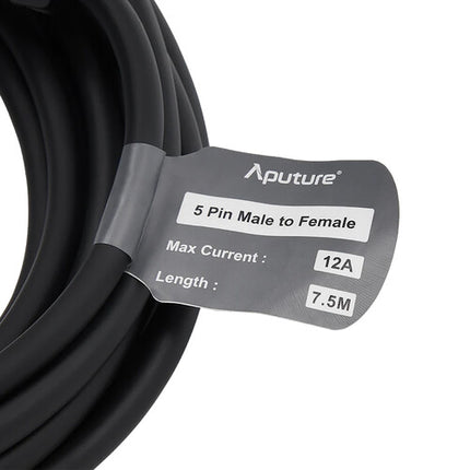 Aputure Head Cable para STORM 400x Cable Extensión 5 Pines 7.5 m