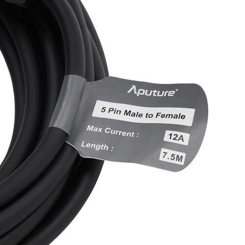 Aputure Head Cable para STORM 400x Cable Extensión 5 Pines 7.5 m