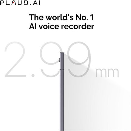 Grabadora de Voz PLAUD AI NOTE 64GB 30 Horas Grabación Funda MagSafe Azul