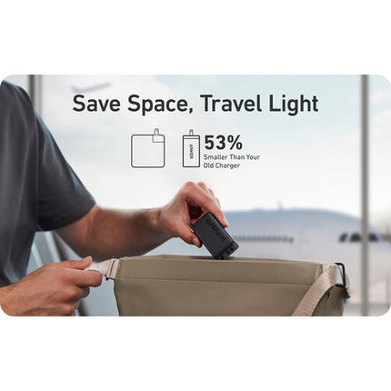 Anker PowerPort III Cargador de Pared 65W 3 Puertos USB-C y USB-A