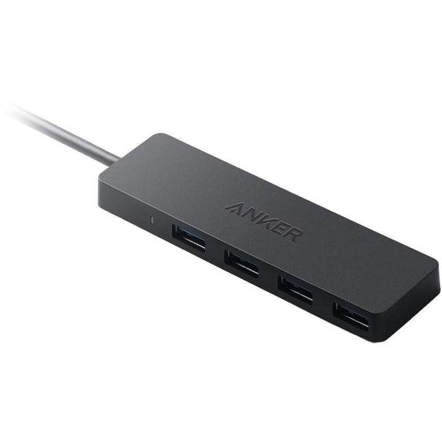 Anker Hub USB 3.2 Gen 1 Ultra Delgado 4 Puertos con Cable Integrado