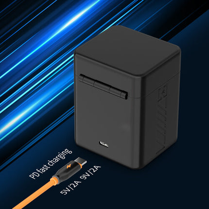 ZGCINE PS-G13 Estuche de Carga 3 Bahías para Baterías GoPro HERO13 con Pantalla OLED y Carga Rápida