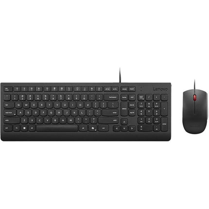 Lenovo Essential Teclado y Ratón USB con Tecla Copilot 1600 dpi Diseño Resistente a Líquidos