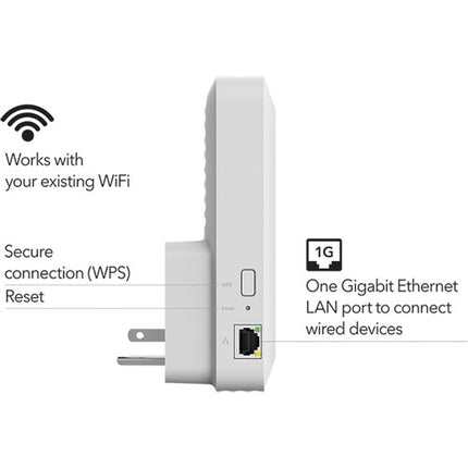 Netgear EAX17 Extensor Wi-Fi Mesh AX3000 Dual Banda 1500 pies²
