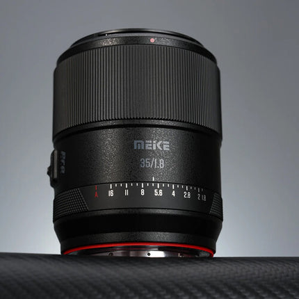 Meike 35mm f1.8 Pro AF objetivo Sony E apertura rápida Full Frame