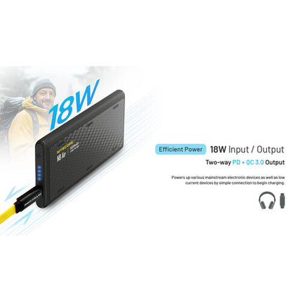 Nitecore NB Air Power Bank 5000mAh USB-C 18W IPX7 Resistente Agua
