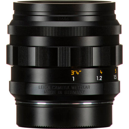 Leica Noctilux-M 50mm f/1.2 ASPH Lente Full Frame f/1.2 a f/16 Negro