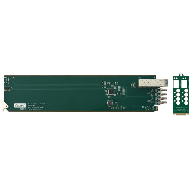 Osprey OG-3G-2FSC Conversor de Fibra Óptica Dual a 3G-SDI con Módulo Trasero