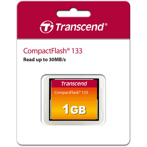 Transcend 1GB Tarjeta de Memoria CompactFlash UDMA 4 50MBs Lectura 20MBs Escritura