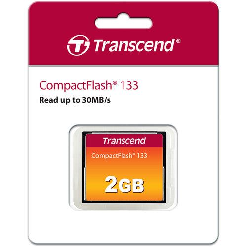 Transcend Tarjeta de Memoria CompactFlash 2GB UDMA 4 50MBs lectura
