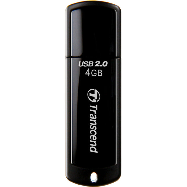 Transcend JetFlash 350 Memoria USB 2.0 4GB Negra Slim portátil