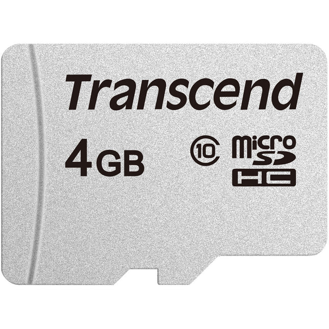 Transcend 4GB microSDHC UHS-I Clase 10 Memoria 20MB/s Lectura 10MB/s Escritura