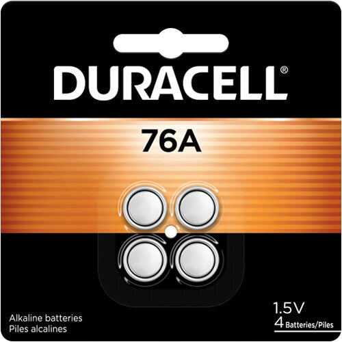 Duracell 76A Pilas Alcalinas 1.5V 110mAh Paquete de 4 unidades