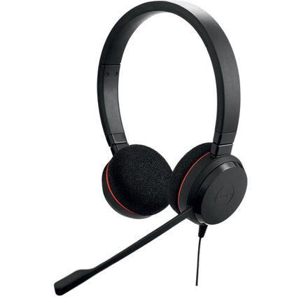 Jabra EVOLVE 20 UC Auriculares Estéreo con Micrófono Cancelación Ruido y Control en Línea USB-C A