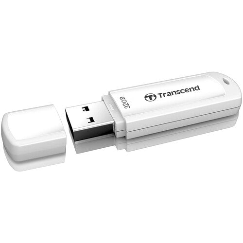 Transcend 32GB JetFlash 730 Pendrive USB 3.1 Gen 1 Blanco 5 Años