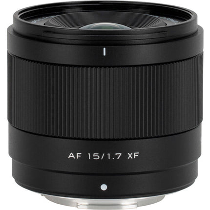 Viltrox AF 15mm f/1.7 Air XF Objetivo gran angular para Fujifilm X con apertura f1.7 distancia mínima de enfoque 23 cm y parasol incluido