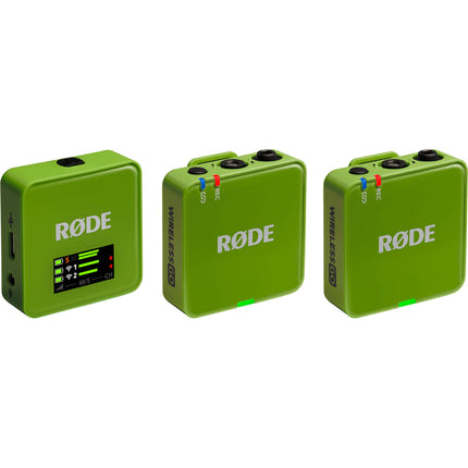 RODE Wireless GO Gen 3 Sistema Micrófono Inalámbrico Dual Verde 7h Batería