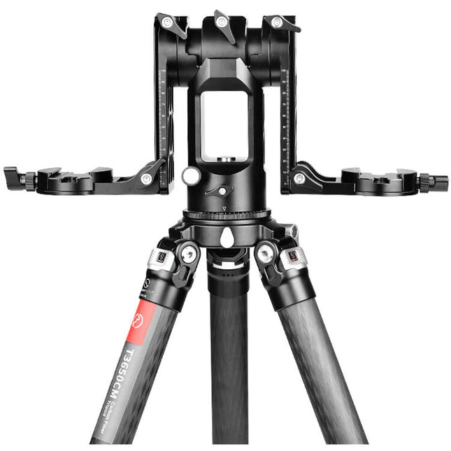 Sunwayfoto GH-03II Cabezal Gimbal Doble Capacidad 30kg y Bases Giratorias 360°
