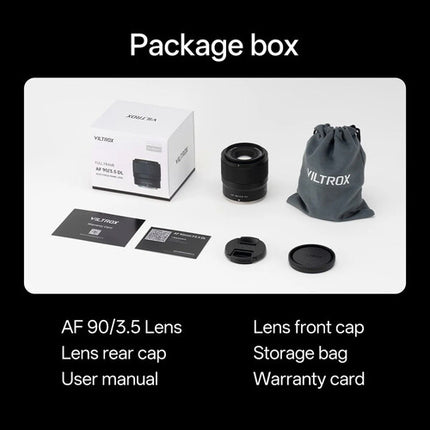 Viltrox AF 90mm f/3.5 Lente Teleobjetivo Compacto para DJI Zenmuse X7