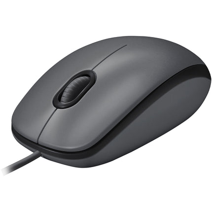 Logitech M100 Ratón Óptico USB 1000 dpi Compatible Mac Windows Linux