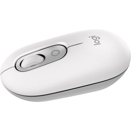Logitech POP Ratón Inalámbrico Off-White Sensor Óptico 400 dpi Bluetooth