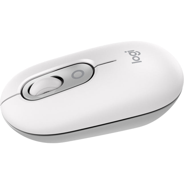 Logitech POP Ratón Inalámbrico Off-White Sensor Óptico 400 dpi Bluetooth