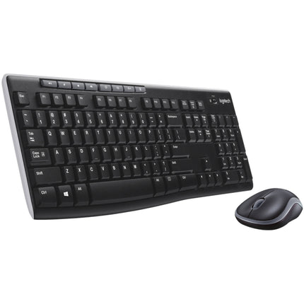 Logitech MK270 Combo teclado inalámbrico y ratón 2.4 GHz compacto ergonómico negro