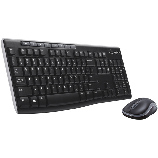 Logitech MK270 Combo teclado inalámbrico y ratón 2.4 GHz compacto ergonómico negro