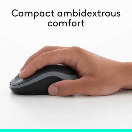Logitech MK270 Combo teclado inalámbrico y ratón 2.4 GHz compacto ergonómico negro