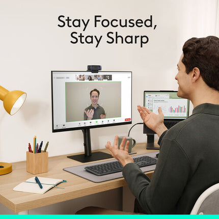 Logitech C920s HD Pro Webcam Full HD 1080p 78° Campo Vista con Tapa de Privacidad