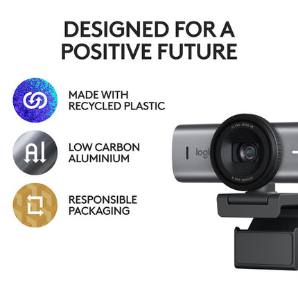 Logitech MX Brio 705 Cámara Web 4K 30 fps Sensor 8.5MP USB-C