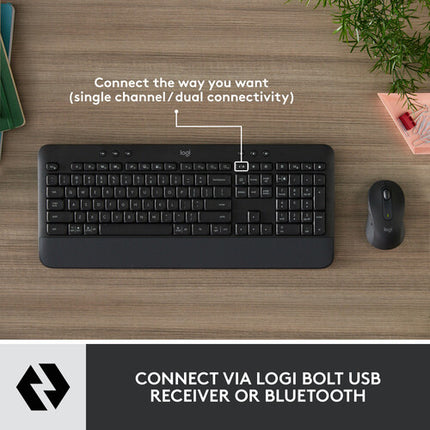 Logitech Signature MK650 Combo Para Negocios Teclado Con Reposamuñecas Bluetooth