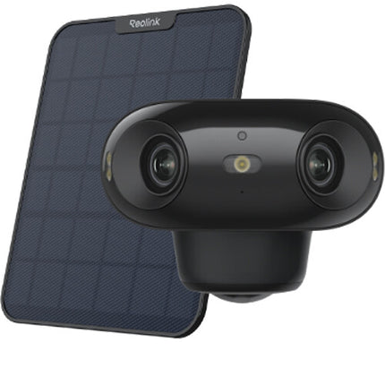 Reolink Argus B740X Cámara de Seguridad Exterior 4K 180° Visión Nocturna Color Solar Panel 6W