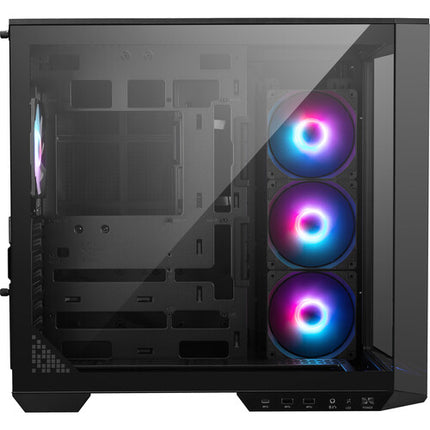 MSI MAG PANO 100R PZ Caja PC Mid-Tower con Panel Vidrio 270° y 4 Ventiladores ARGB