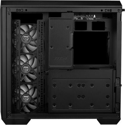 MSI MAG PANO 100R PZ Caja PC Mid-Tower con Panel Vidrio 270° y 4 Ventiladores ARGB
