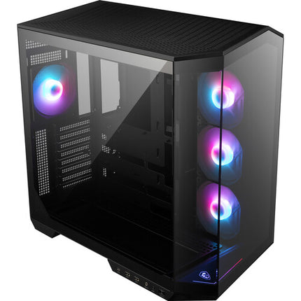 MSI MAG PANO 100R PZ Caja PC Mid-Tower con Panel Vidrio 270° y 4 Ventiladores ARGB