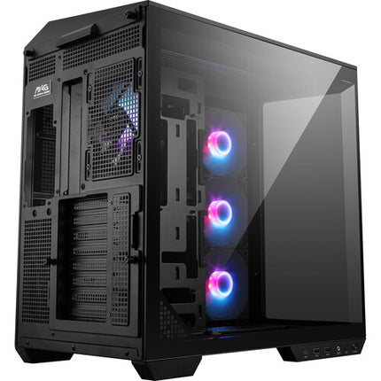 MSI MAG PANO 100R PZ Caja PC Mid-Tower con Panel Vidrio 270° y 4 Ventiladores ARGB