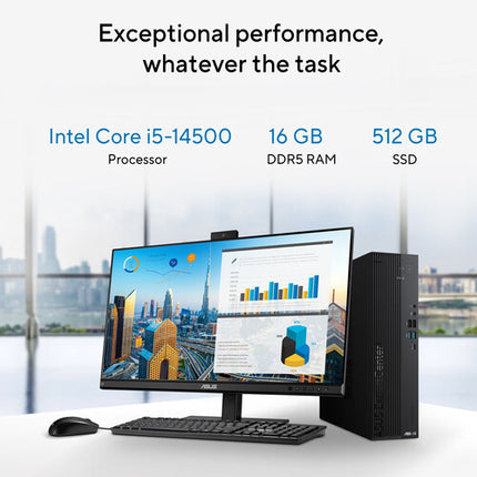 ASUS ExpertCenter D7 SFF Ordenador de Escritorio Intel i5 16GB 512GB SSD