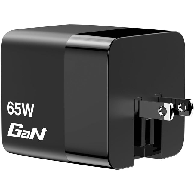 Verbatim Cargador USB GaN 65W 2 Puertos con Cable Retráctil 31.5 pulgadas y Adaptadores EU UK