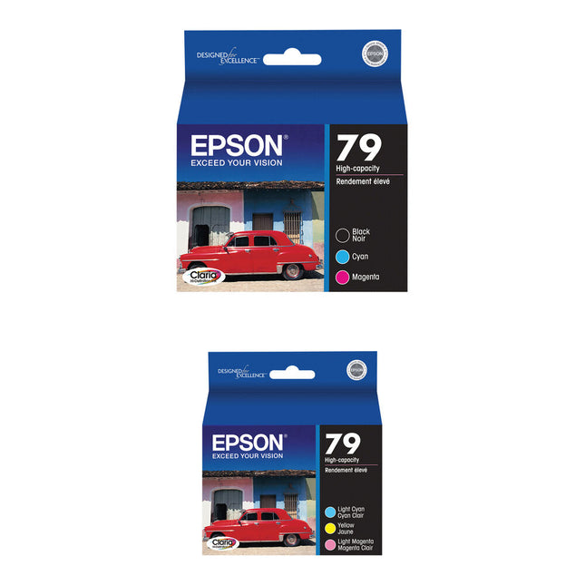 Epson 79 Kit de Tinta Multipack Alta Capacidad para Stylus Photo 1400 Artisan 1430